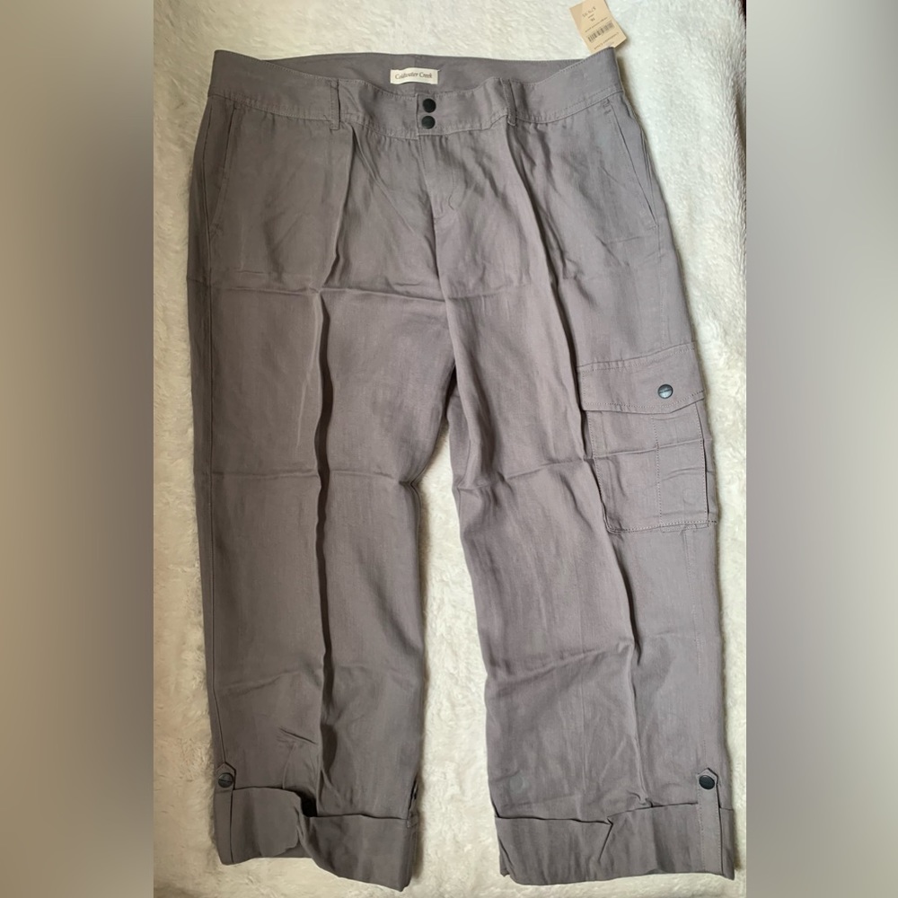 Coldwater Creek gray size 16 convertible pants